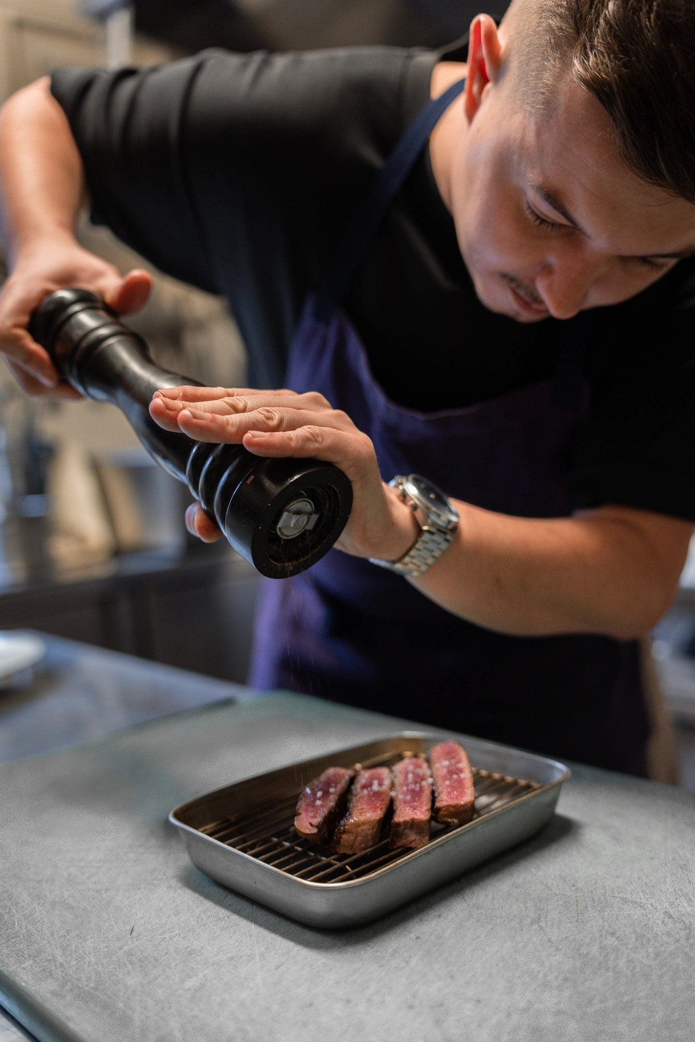 Chef assaisonnement poivre