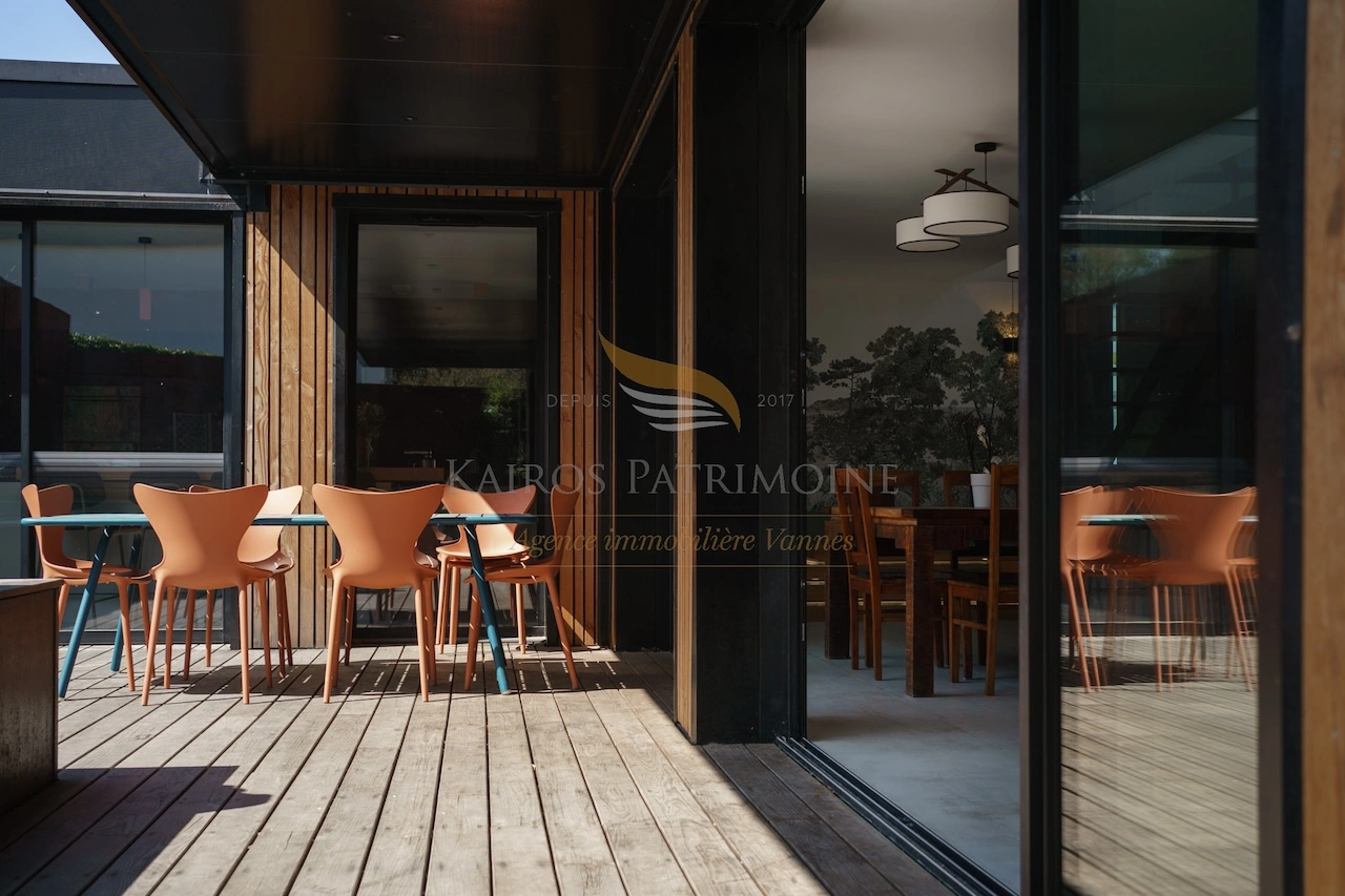 Terrasse maison contemporaine